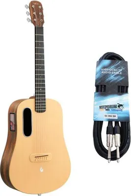 Immagine prodotto di Lava Music Guitar ME4 Spruce 36 pollici Woodgrain Brown con cavo