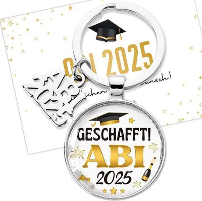 Image de Cadeau de fin d'études : porte-clés « Baccalauréat 2025 »