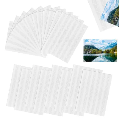 Productafbeelding van 2040 stuks zelfklevende fotohoeken, transparant, voor fotoalbums en knutselwerk