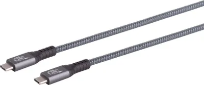 Zdjęcie produktu dla Kabel połączeniowy USB-C S/CONN - kabel USB z wtyczką typu C na wtyczkę typu C, 4.0, 240 W, PRO, 1,5 m (13-68150)