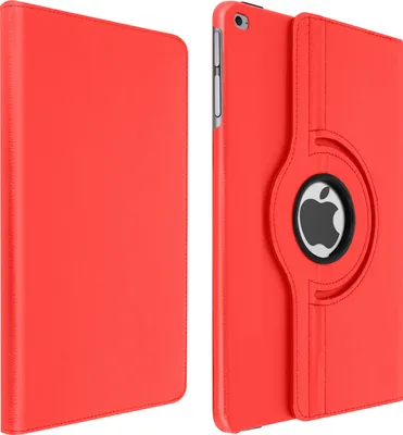 Image de housse à rabat 360°, étui avec fonction de support pour Apple iPad Mini 4 / 5 - Rouge