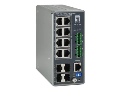 Produktbild von LevelOne IGP-1271 TURING 12-Port L3 Lite Gigabit Switch