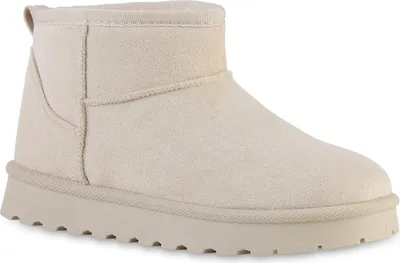 VAN HILL Damen Warm Gefütterte Winter Boots Bequeme