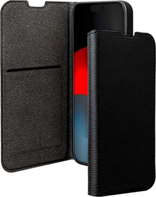 Produktbild von Handy Hülle, iPhone 17 kompatibel, Folio, 65% GRS, Schwarz