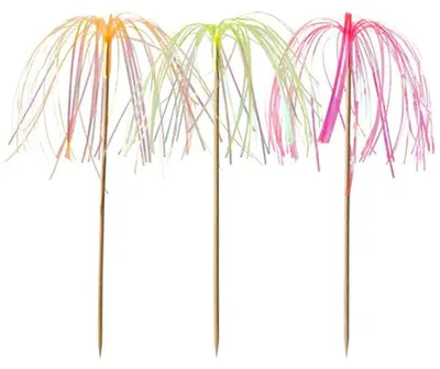 Produktbild von Partypicker "Feuerwerk" Neon | 15,5cm/100Stk.