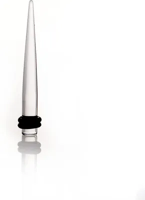 Immagine prodotto di Piercing ear expander asta di espansione diritta in acrilico bianco UV - 6 mm