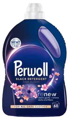 Produktbild von Perwoll Renew Dark Bloom Flüssigwaschmittel für Schwarz- und Dunkelwäsche, 3 L