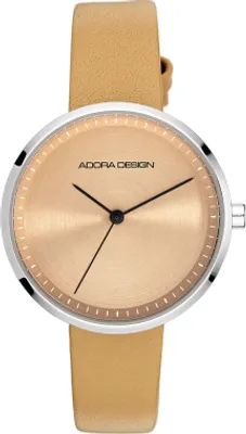 Produktbild von ADORA AD8664 Uhr Damen Edelstahl Leder Quarz
