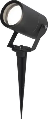 Produktbild von hoftronic LED Erdspießstrahler 4W 345lm 6500K schwenkbar schwarz IP65 GU10