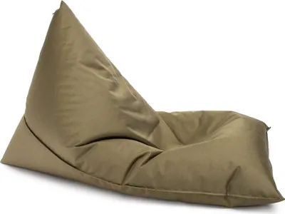 Produktbild von Ecopuf, Lazy Dreieckiger Sitzsack, Sessel Outdoor Pouf, Bean Bag, Nc19, Klein