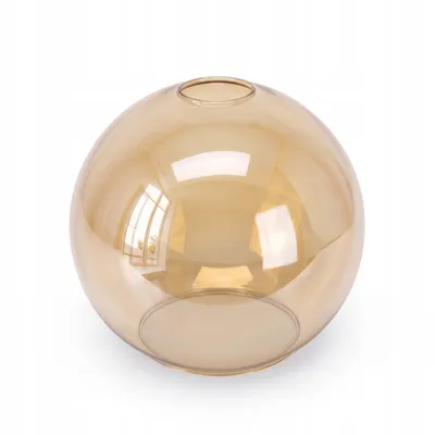 Produktbild von LUXOLAR Glasschirm Kugel E27 Bernstein Honigglas Ambra Ø20 m H18cm