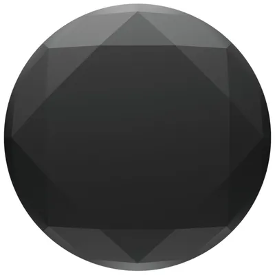 Obrázek produktu pro PopSockets Black Metallic Diamond, Čtečka e-knih, Mobilní telefon/smartphone, Tablet/UMPC, Pasivní držák, Auto, Vnitřní, Venkovní, Černá