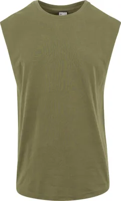 Produktbild von Urban Classics - OPEN EDGE Sleeveless Shirt oliv - M