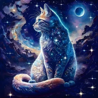Zdjęcie produktu dla 40x30 cm Diamond Painting DIY Diamond Painting Cat