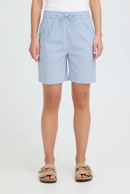 Produktbild von Oxmo OXFanny Damen Chinoshorts Bermuda kurze Hose Baumwollmischung Loose Fit