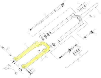 Produktbild von Manitou Tauchrohreinheit für Mattoc Pro/Expert/Comp 27.5" Schwarz - präzises ....