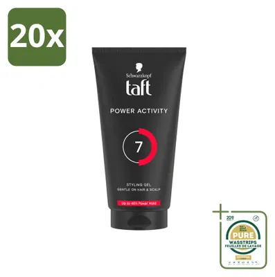 Produktbild von 20 x Taft Power Active Styling Gel - 150 ml - Vorratspackung - 20 Stücke