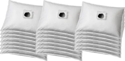 Produktbild von KOMA WB02PL - Set mit 20 Stück Staubsaugerbeuteln mit Kunststoffstaubsperre für Rowenta Wonderbag Silence Staubsauger