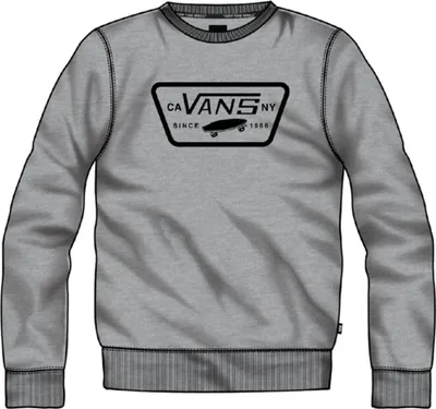 Obrázek produktu pro VANS Mikiny MN FULL PATCH CREW I, šedá:S