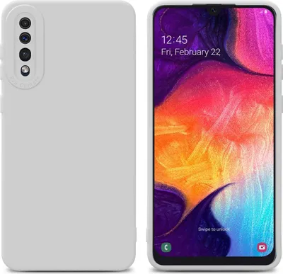 Image de Cadorabo Housse pour Samsung Galaxy A50 4G / A50s / A30s Housse de protection en blanc TPU Silicone Etui Case Housse pour téléphone portable