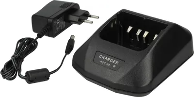 Produktbild von vhbw Ladegerät kompatibel mit Kenwood TK-5400, TK-61 Funkgerät-Akkus - Ladestation + Netzteil, 9,4 V, 0.4 - 0.8 A