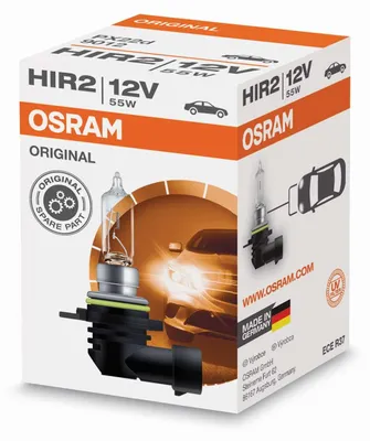 1x HIR2 55W OSRAM Original Birne Lampe Scheinwerfer HIR2 55W – Produktansicht