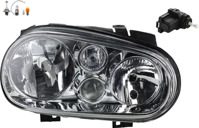Produktbild von Johns, Scheinwerfer passend für VW Golf IV 08/97-06/05 Rechts Leuchtmitt. m. Stellmotor 1J0941295B 1J0941295F 9948336 1J0941295C 6X0941295 6X0941295D