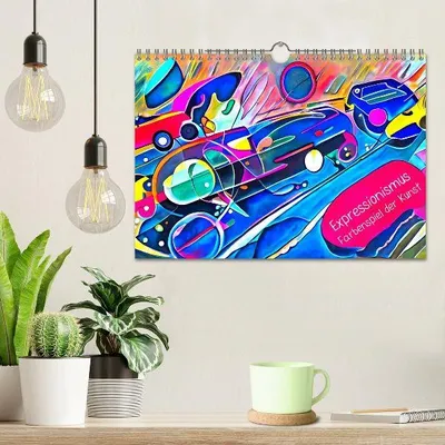 Produktbild von Expressionismus - Farbenspiel der Kunst (Wandkalender 2026 DIN A4 quer), CALVENDO Monatskalender