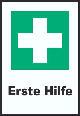 Produktbild von Erste Hilfe Schild A4 (210x297mm)