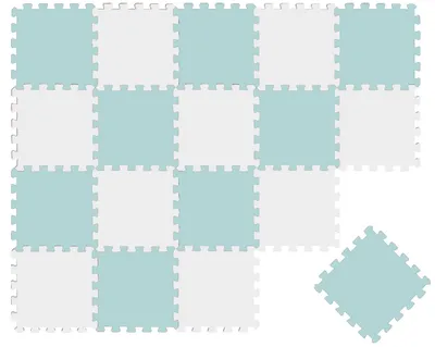 Produktbild von 18 Teile Spielmatte Baby Puzzlematte 30x30 Krabbelmatte Bodenmatte Kinderzimmer