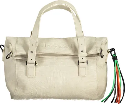 Produktbild von Weiße Damenhandtasche mit verstellbaren Henkeln und Schulterriemen
