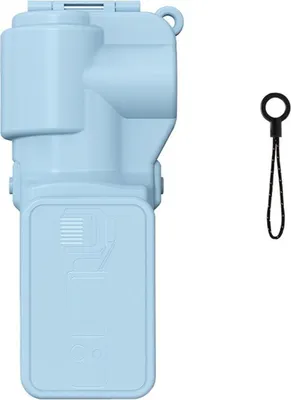 Image de INF Protection d'objectif courte pour DJI Pocket 3 - ABS+PC - Couvercle de protection, 2 pièces Bleu