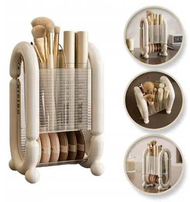 Produktbild von Ecarla Eleganter Organizer-Behälter für Make-up-Pinsel