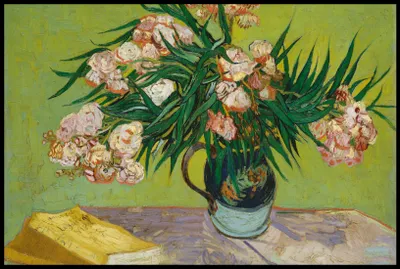 Image de Affiche 91,5 x 61 cm Oleanders, Van Gogh Vintage pour le salon