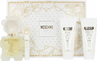 Produktbild von Moschino Toy 2 Giftset Edp Spray 100ml/Shower Gel 100ml/Body Lotion 100ml/Edp Spray 10ml 310 ml