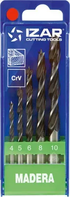 Produktbild von TRIUSO Holzbohrer mit Zentrierspitze ø 4 - 5- 6 - 8 - 10 mm - IZ30223