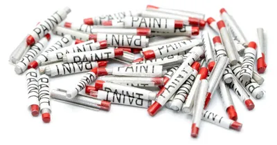 Produktbild von 60x Stifte Puppenstube Zubehör Farbtube Farbe Acryl Paint Farben Maler Künstler Stift