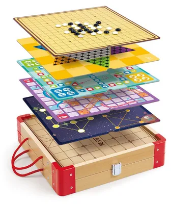Immagine prodotto di Hape - Collezione di giochi classici: set di giochi da tavolo 22 in 1
