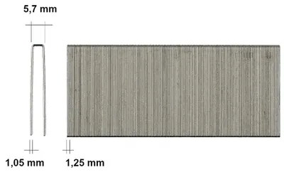 Produktbild von Tackerklammern Heftklammern 2500St. 90/32mm passend für Batavia Tacker 7063094