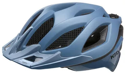 Produktbild von KED Spiri 2 Trend Allround Helm, Fahrradhelm, Tourenhelm, K-Fit System, LED-Rücklicht, 320g : L : blau/grau