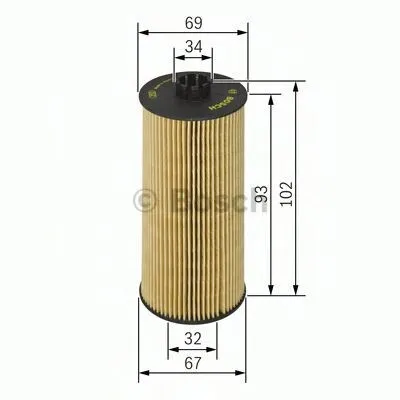Produktbild von Bosch Ölfilter  F 026 407 010