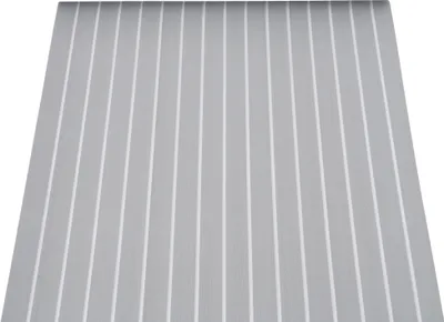 Immagine prodotto di Zerbino in teak in schiuma EVA, 240 x 90 cm, spessore 6 mm, antiscivolo, grigio con strisce