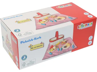 Produktbild von Picknick Spielset Picknickkorb 18-teilig für Kinder