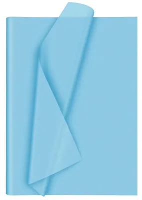 Produktbild von Seidenpapier blau 60 Blatt 50 x 37 cm für Bastelarbeiten und Geschenkverpackung