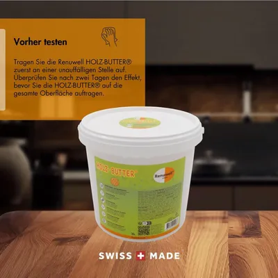 Produktbild von Renuwell Holz-Butter Möbelpflege Holzpflege Reiniger 3 Liter