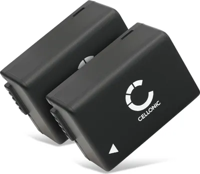 Image de CELLONIC 2x Batterie pour Appareil photo Compatible avec Panasonic Lumix DC-FZ82, Lumix DMC-FZ72, Lumix DMC-FZ150, DMW-BMB9 - (800mAh, 7.4V)