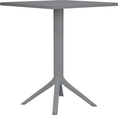 Produktbild von CLP Gartentisch Nuvela 60 x 60 – robust und wetterfest dunkelgrau