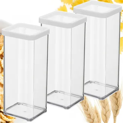 Produktbild von Rotho Loft Vorratsbehälter 3er-Set Lebensmittel 1,5L