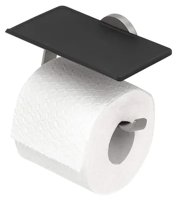 Produktbild von Tiger Noon Toilettenpapierhalter mit Ablage in Gebürsteter Edelstahl