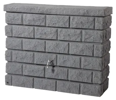 Obrázek produktu pro Nástěnná nádrž GARANTIA Rocky 400 l tmavá žula